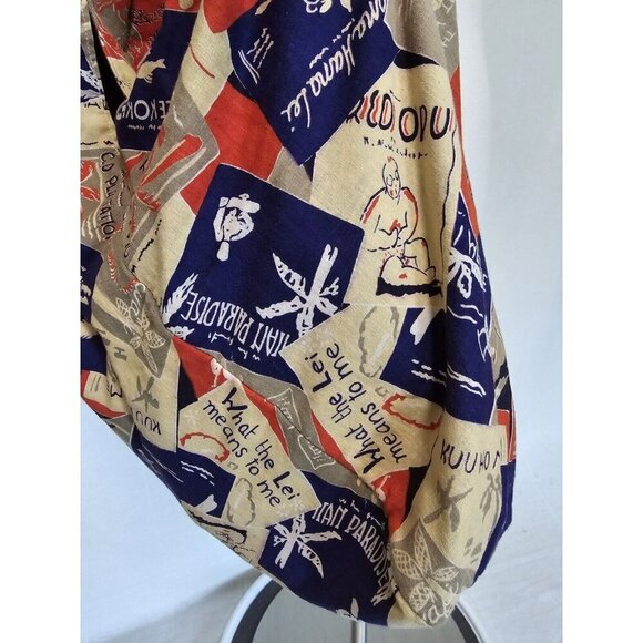 Womens Hawaii Print Shoulder Bag Purse Handmade Lightweight - Picture 7 of 9